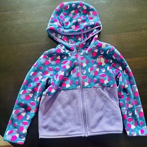 Cute EUC toddlers girls fleece jacket
